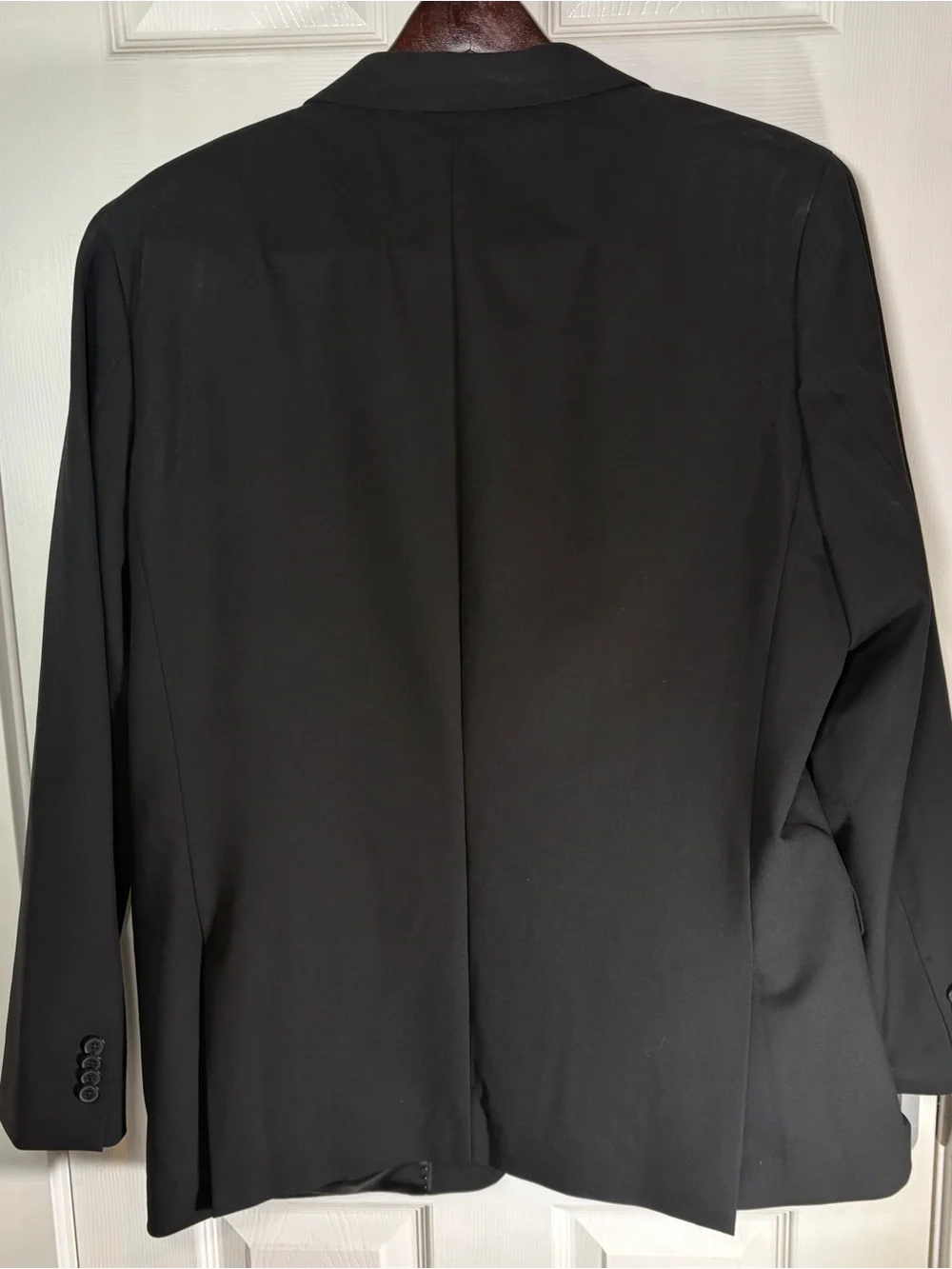 Banana Republic Black 2-Button Classic Suit Jacket Blazer 46R 108